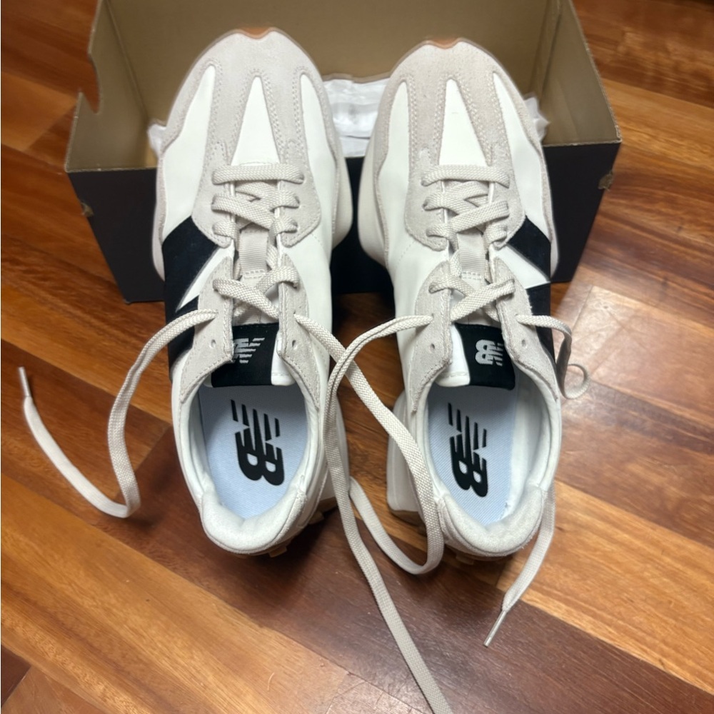 New Balance Athletic Shoes in White and Black